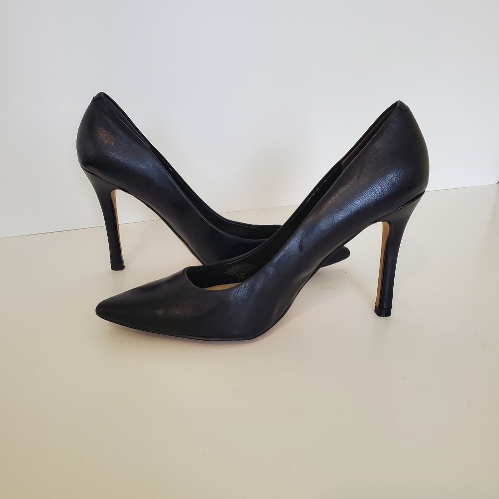 GUESS Black Leather High Heels